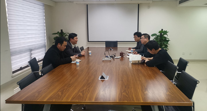 泗阳经济开发区意杨产业科技园区领导一行到访hjc黄金城亚森公司参观交流